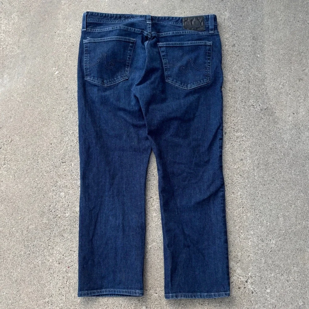 AG Adriano Goldschmied Jeans Everett Slim Straight Men's Jeans Size 36x34 READ - Picture 2 of 3
